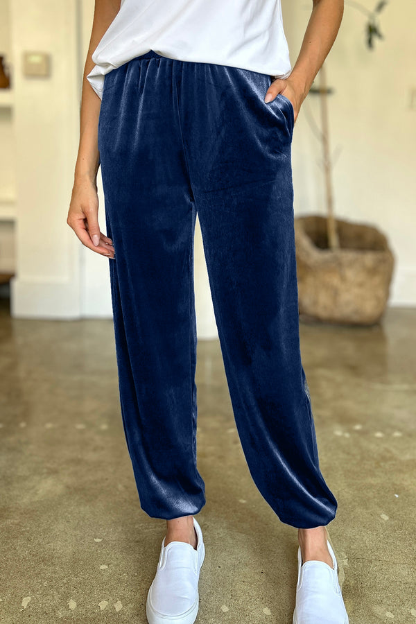 FAM-FAM Pocketed Elastic Waist Joggers - 1985 the VAULT Boutique