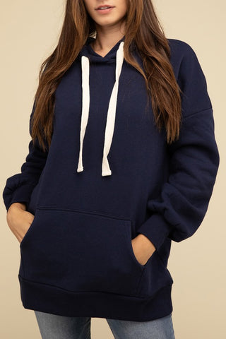 Oversized Hoodie Longline Sweatshirt - 1985 the VAULT Boutique