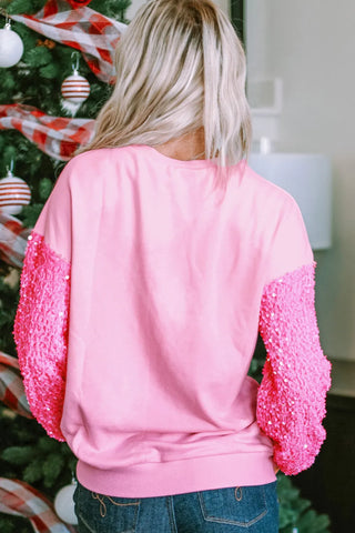 Sequin Nutcracker Dropped Shoulder Sweatshirt - 1985 the VAULT Boutique