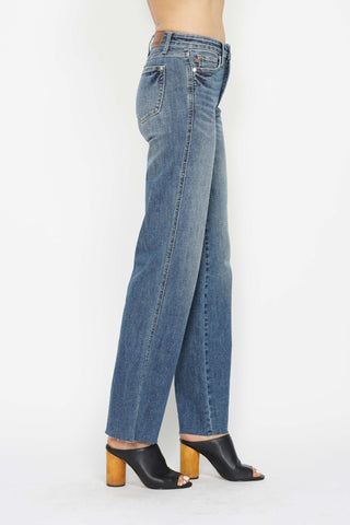 Judy Blue Full Size Tummy Control Straight Jeans - 1985 the VAULT Boutique