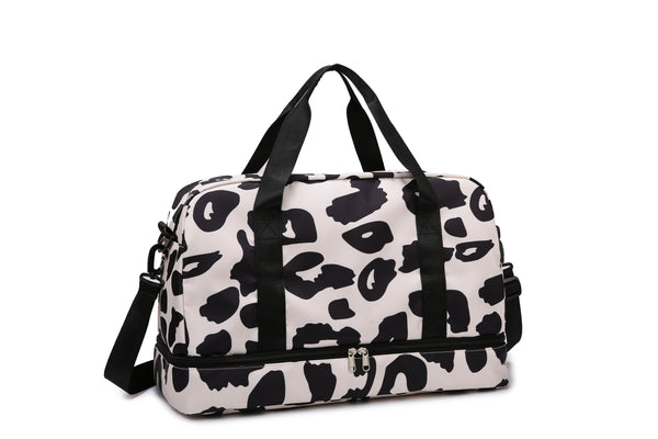 Oxford Cloth Leopard Travel Bag - 1985 the VAULT Boutique