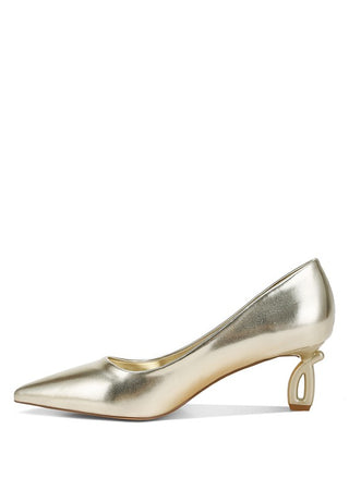 Tagetes Metallic Fantasy Heel Pumps - 1985 the VAULT Boutique