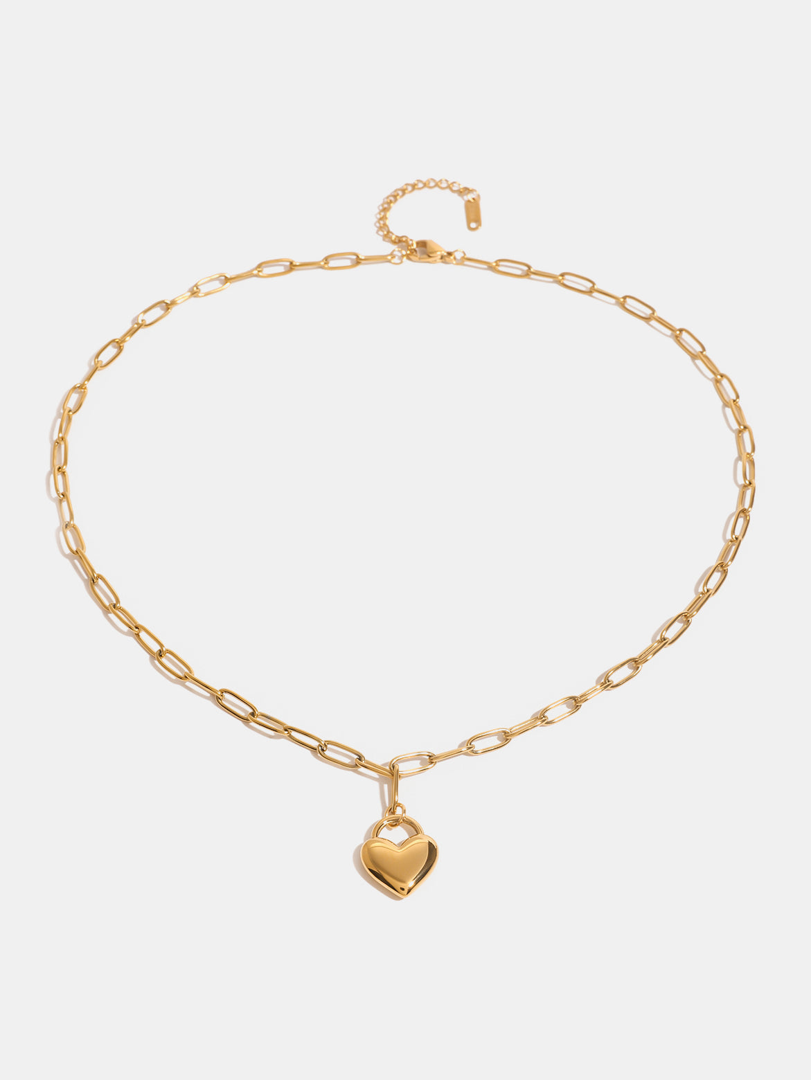 18K Gold-Plated Stainless Steel Heart Pendant Necklace - 1985 the VAULT Boutique