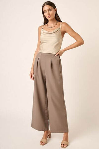 Mittoshop Inverted Pleat Detail Wide Leg Pants - 1985 the VAULT Boutique