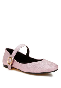 Herma Glitter Pin Buckle Ballerinas - 1985 the VAULT Boutique