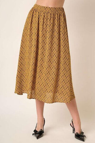 Mittoshop Printed Midi Skirt - 1985 the VAULT Boutique