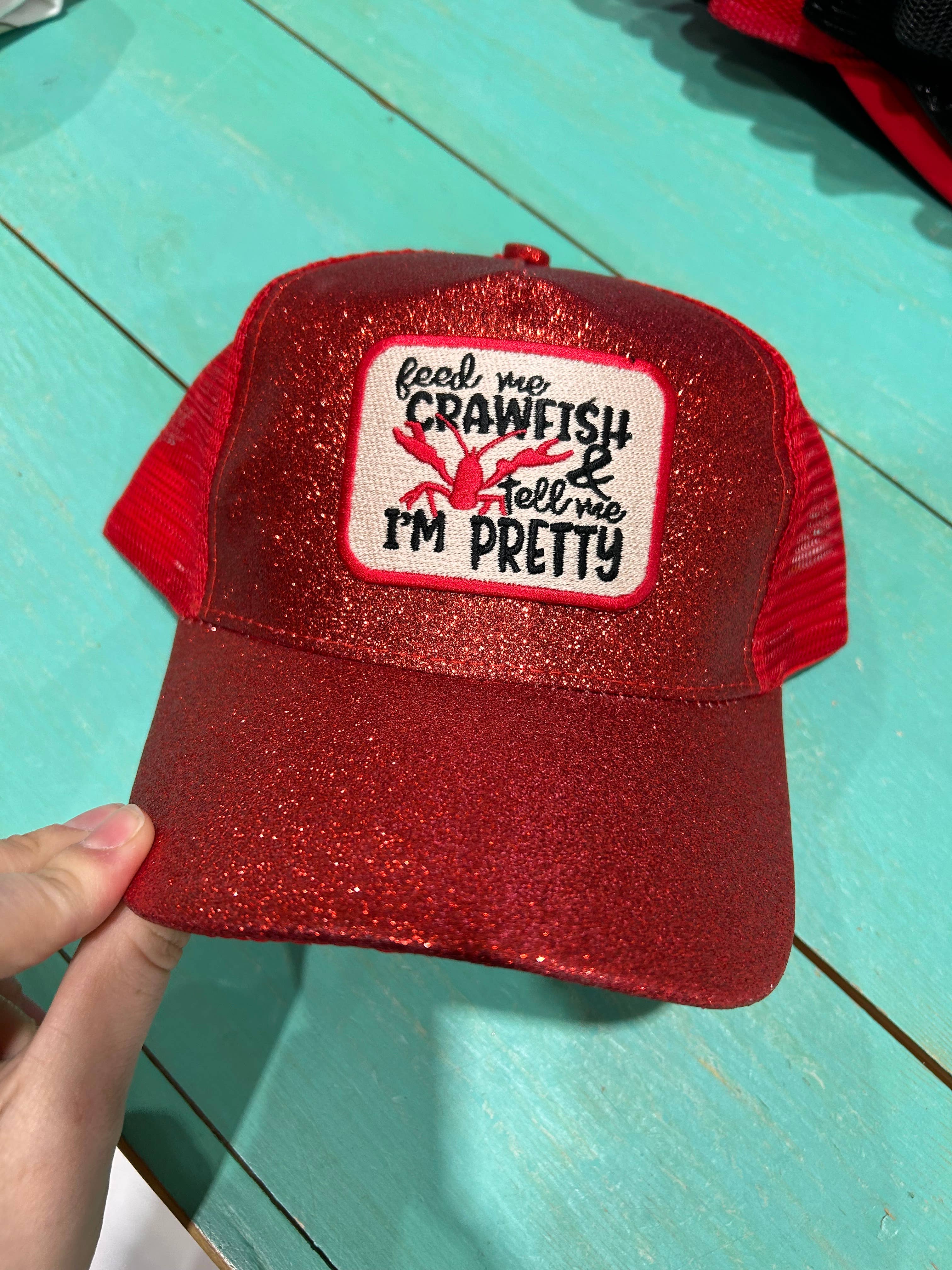 Feed Me Crawfish Trucker Hat