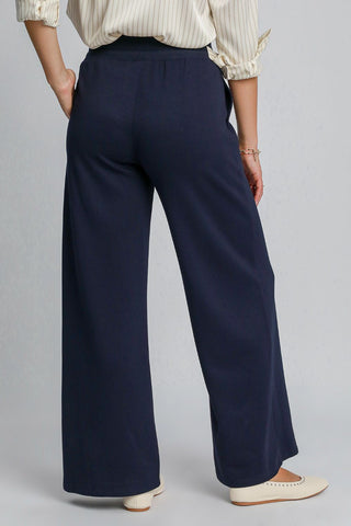 Umgee Drawstring Wide Leg Pants with Pockets - 1985 the VAULT Boutique