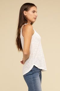 Basic V Neck Sleeveless Cami Top - 1985 the VAULT Boutique