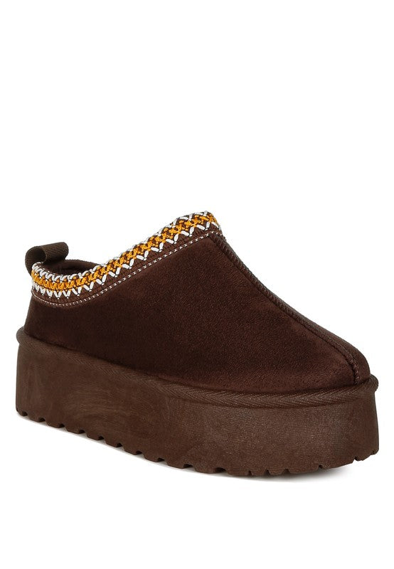 Jesters Embroidered Platform Classic Slip-On - 1985 the VAULT Boutique