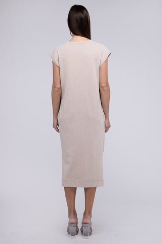 Casual Comfy Sleeveless Midi Dress - 1985 the VAULT Boutique