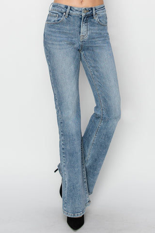 RISEN Full Size Mid Rise Bootcut Jeans - 1985 the VAULT Boutique