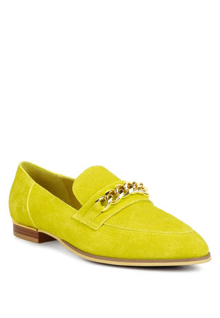 Ricka Chain Embellished Loafers - 1985 the VAULT Boutique