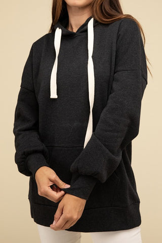 Oversized Hoodie Longline Sweatshirt - 1985 the VAULT Boutique