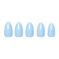 Soft Blue Press-On Nails | Short Almond Solid Nail
