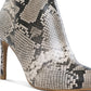 Tatria Textured Stiletto Heel Ankle Boots - 1985 the VAULT Boutique