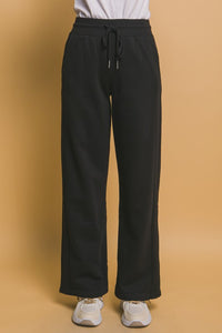 Love Tree Drawstring Wide Leg Sweatpants with Pockets - 1985 the VAULT Boutique