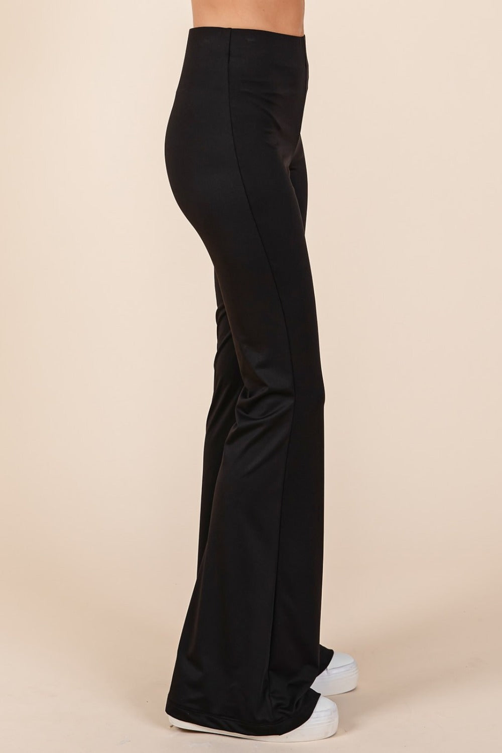 Mittoshop Stretchy Soft Elastic Waist Flare Pants - 1985 the VAULT Boutique