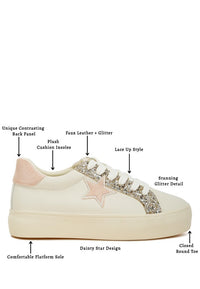 Bomber Metallic Star Glitter Sneakers - 1985 the VAULT Boutique