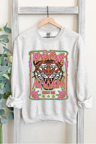 Heavens Roaring Tiger Graphic Sweatshirt - 1985 the VAULT Boutique