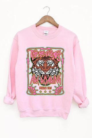 Heavens Roaring Tiger Graphic Sweatshirt - 1985 the VAULT Boutique