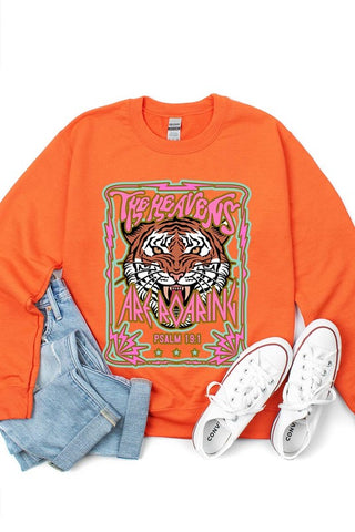 Heavens Roaring Tiger Graphic Sweatshirt - 1985 the VAULT Boutique