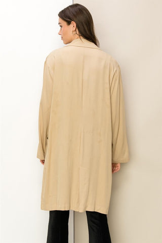 Right Round Button Front Oversized Coat - 1985 the VAULT Boutique