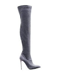 Madmiss Stiletto Calf Boots - 1985 the VAULT Boutique