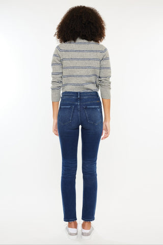 Kancan High Rise Slim Straight Jeans - 1985 the VAULT Boutique