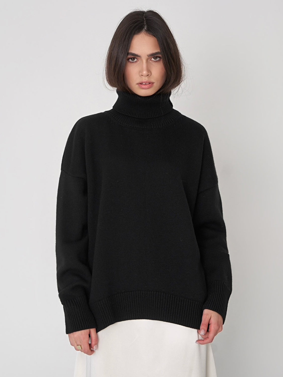 Turtleneck Long Sleeve Sweater - 1985 the VAULT Boutique