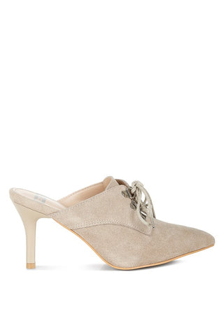 Miladi Suede Stiletto Mules - 1985 the VAULT Boutique