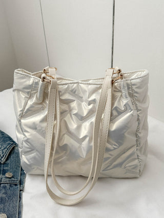 Textured Polyester Shoulder Bag - 1985 the VAULT Boutique