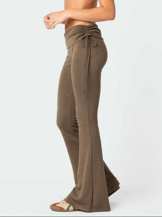 Drawstring Ruched Flare Pants - 1985 the VAULT Boutique