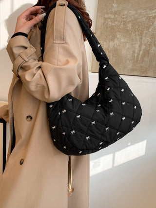 Bow Polyester Shoulder Bag - 1985 the VAULT Boutique