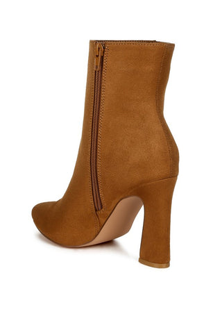 Clubdate Block Heeled Ankle Boots - 1985 the VAULT Boutique