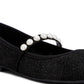 Sassie Pearl Embellished Ballerina Flats - 1985 the VAULT Boutique