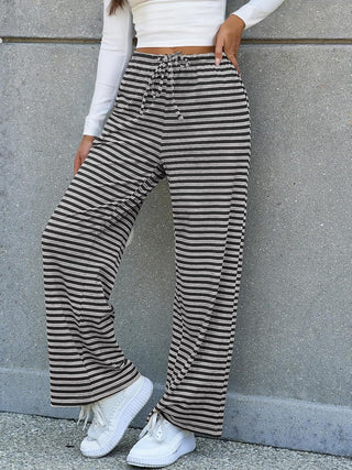 Lovelet Striped Wide Leg Pants - 1985 the VAULT Boutique