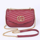 Logo Quilted Shoulder Swing Bag - 1985 the VAULT Boutique
