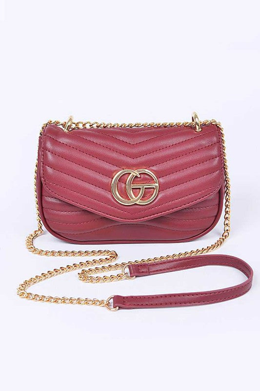 Logo Quilted Shoulder Swing Bag - 1985 the VAULT Boutique