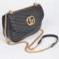 Logo Quilted Shoulder Swing Bag - 1985 the VAULT Boutique