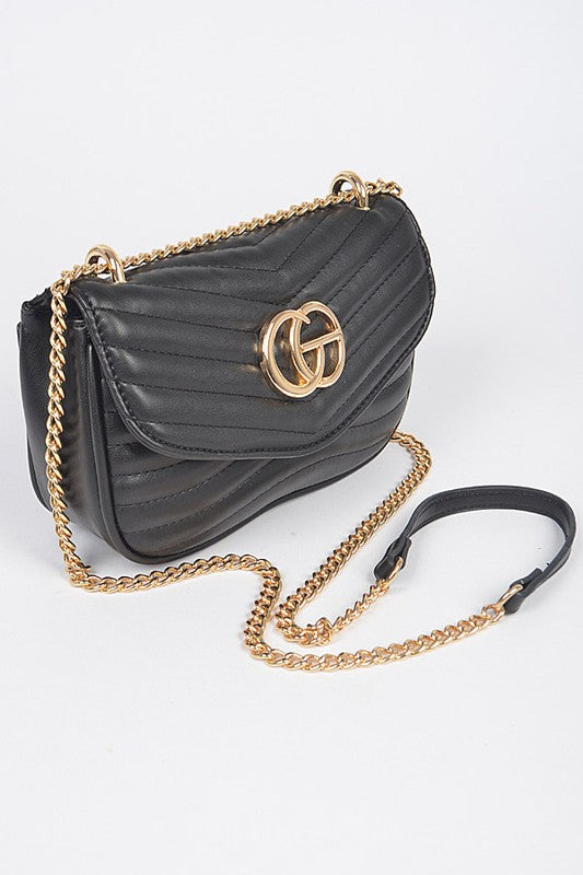 Logo Quilted Shoulder Swing Bag - 1985 the VAULT Boutique
