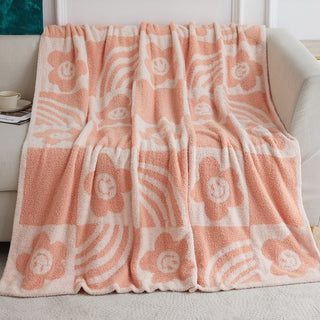 Girl Vibes Knit Throw Blanket - 1985 the VAULT Boutique