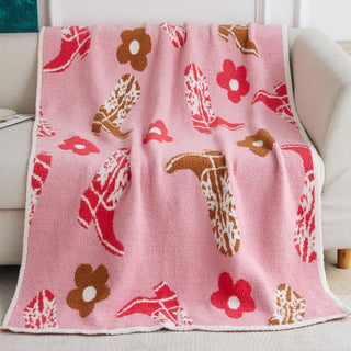 Girl Vibes Knit Throw Blanket - 1985 the VAULT Boutique