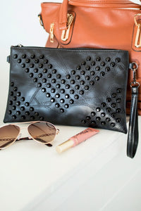 Skya Studded Hand Clutch Bag Handbag - 1985 the VAULT Boutique