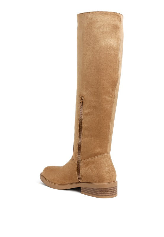 Chiru Round Toe Microfiber Calf Boots - 1985 the VAULT Boutique