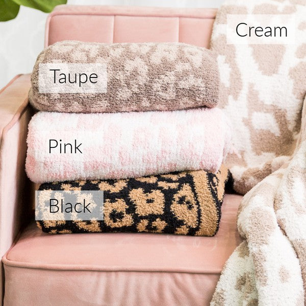 Luxe Super Soft Leopard Animal Print Comfy Blanket - 1985 the VAULT Boutique