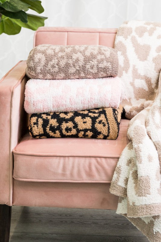 Luxe Super Soft Leopard Animal Print Comfy Blanket - 1985 the VAULT Boutique