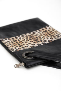 Leopard Dual Tone Clutch - 1985 the VAULT Boutique