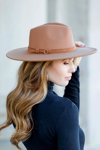 Wide Brim Panama Fedora Hat - 1985 the VAULT Boutique