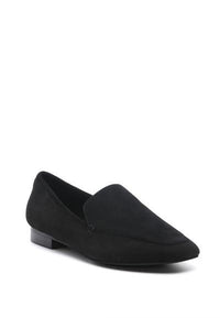 JULIA LEATHER POINTED LOAFERS - 1985 the VAULT Boutique